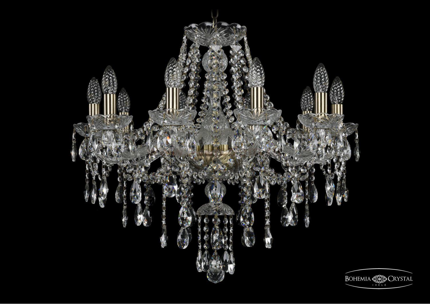 Люстра хрустальная Bohemia Ivele 1415/10/220/Pa