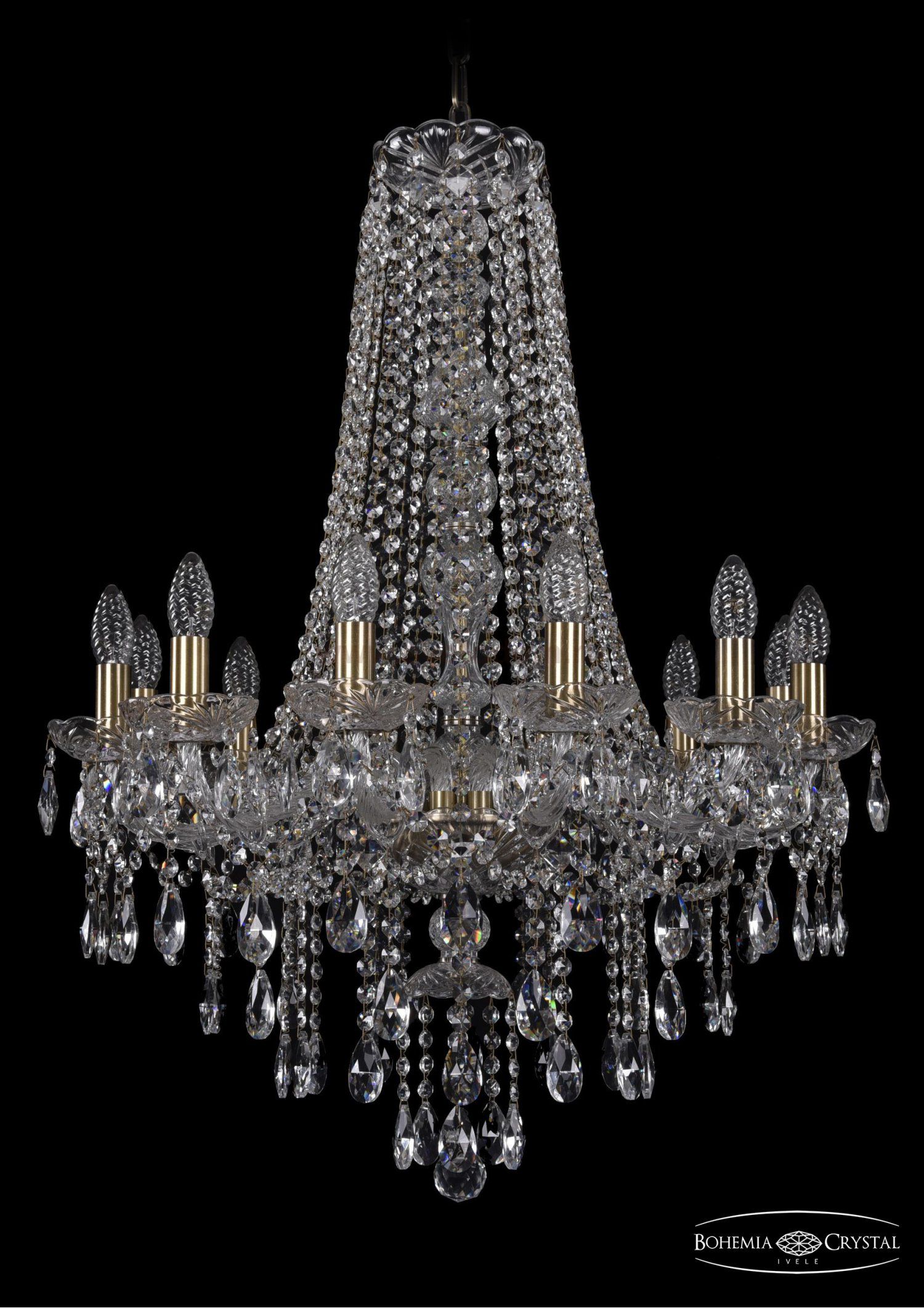 Люстра хрустальная Bohemia Ivele 1415/12/220/h-86/Pa