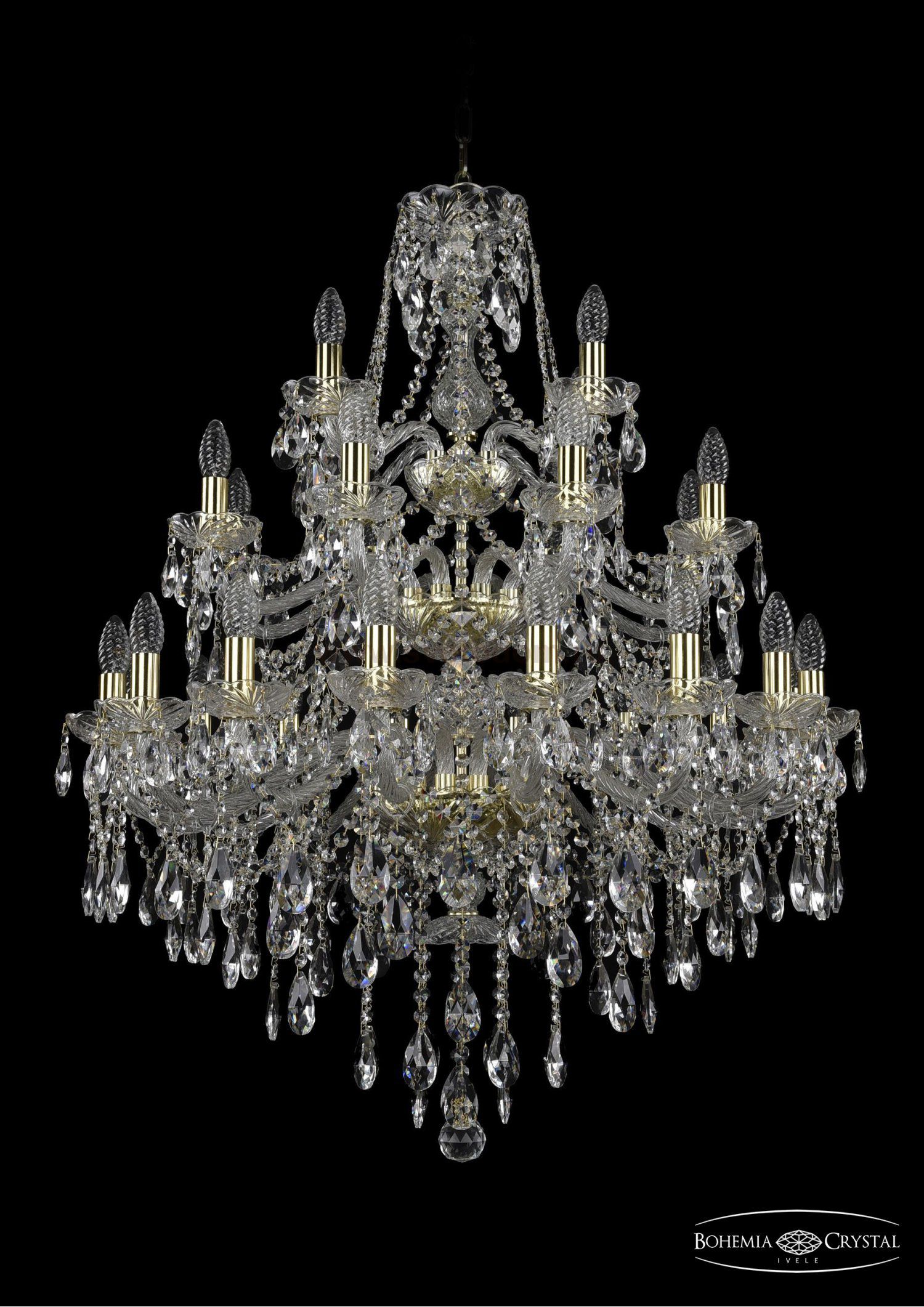 Люстра хрустальная Bohemia Ivele 1415/16+8+4/300/3d/G