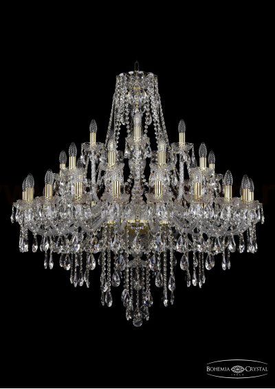 Люстра хрустальная Bohemia Ivele 1415/20+10+5/360/G