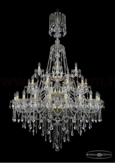 Люстра хрустальная Bohemia Ivele 1415/20+10+5/400/XL-180/3d/G