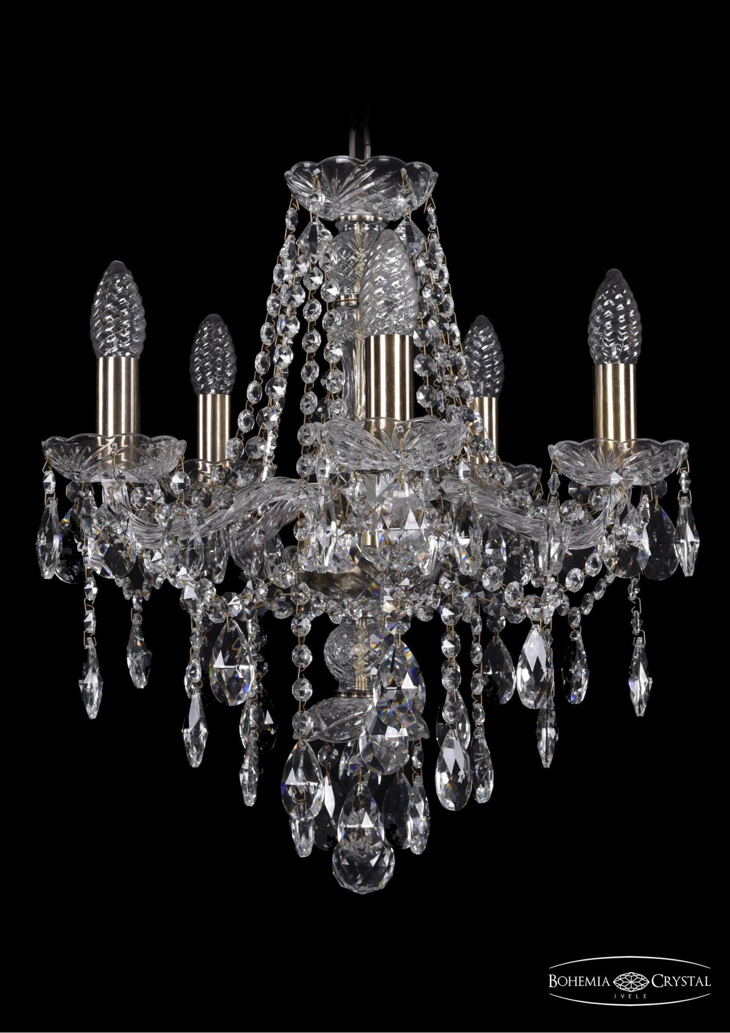 Люстра хрустальная Bohemia Ivele 1415/5/141/Pa
