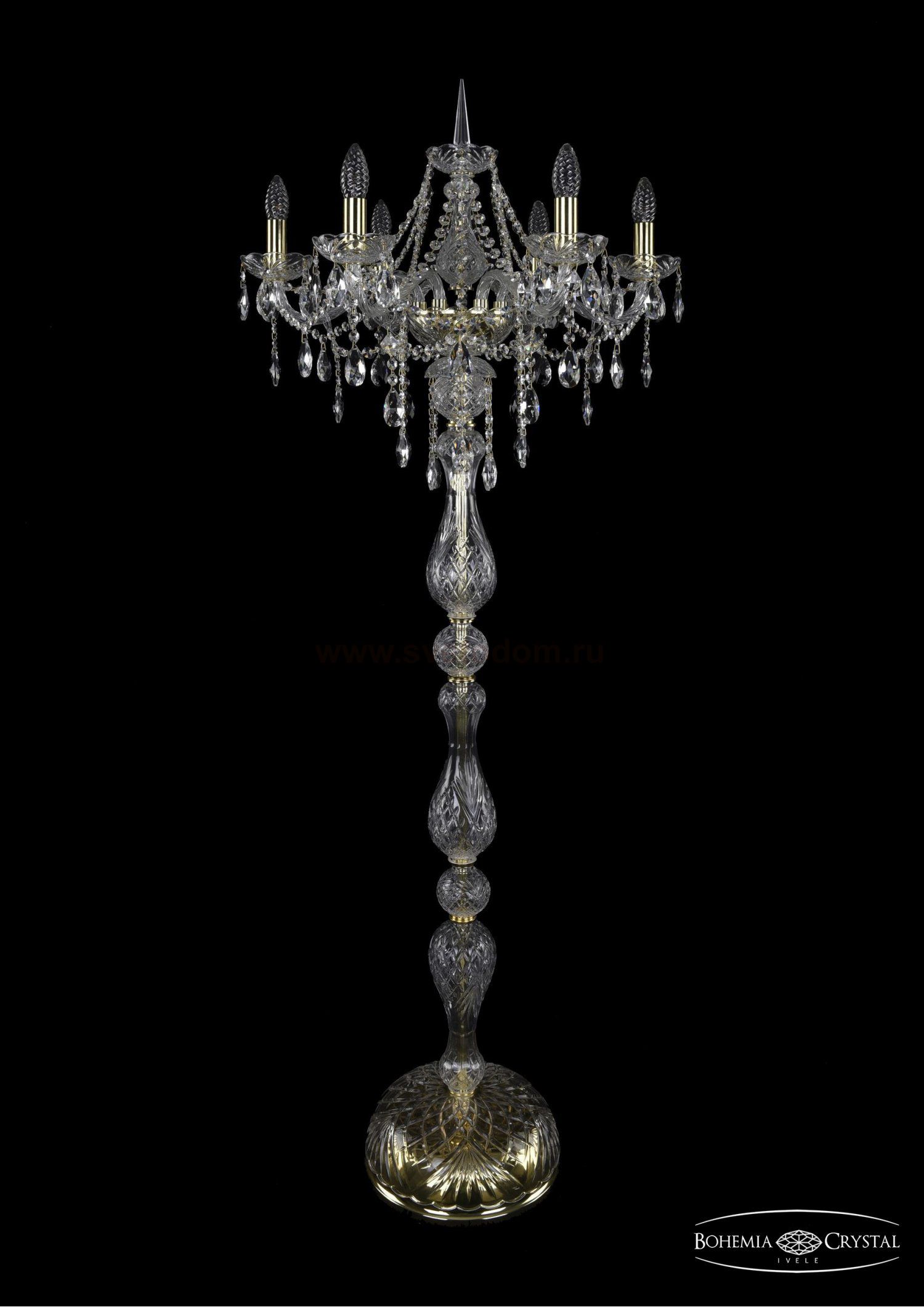 Торшер Bohemia Ivele 1415T1/6/200-160/G