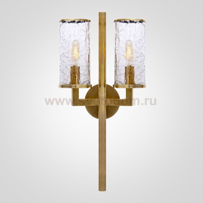 Бра LIAISON DOUBLE ARM SCONCE Латунь ImperiumLoft 141645-26