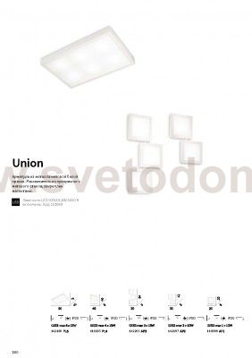 Светильник бра Ideal lux UNION AP3 (142203)