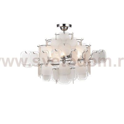 Люстра 2в1, потолочный/подвесной Favourite 1424-6PC Glass-pieces