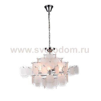 Люстра 2в1, потолочный/подвесной Favourite 1424-6PC Glass-pieces