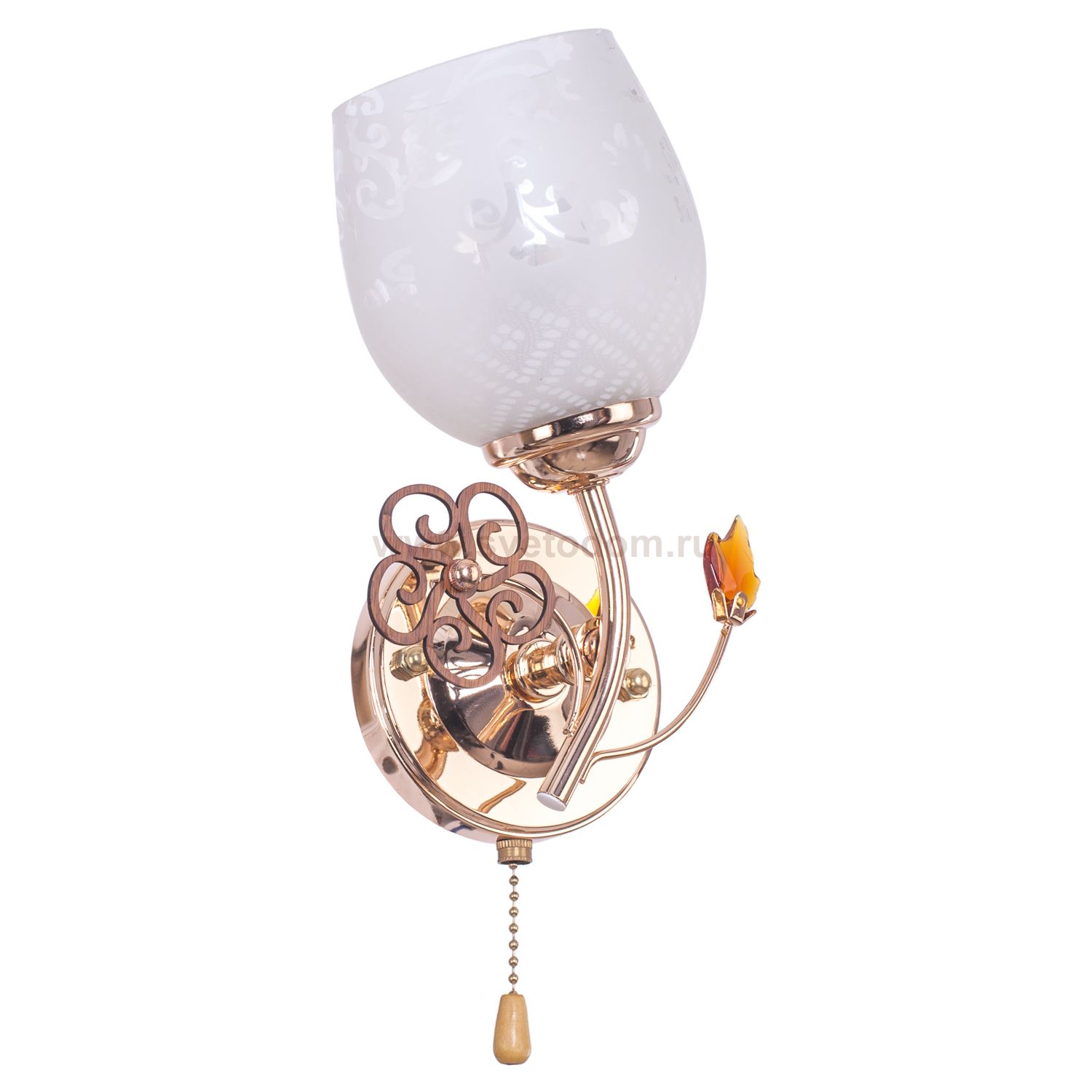 Настенный светильник 1425YX/1wFGD WT Экономсвет