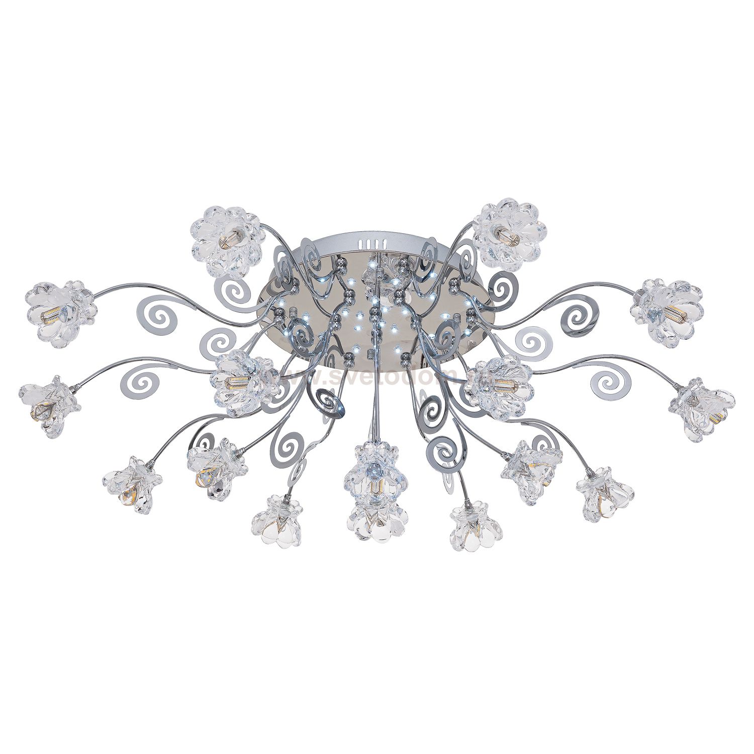 Светильник ЭкономСвет 142GL/16CR RC BLLED