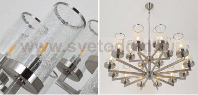 Люстра LIAISON TWO-TIER Chandelier 18 Silver ImperiumLoft 143896-22