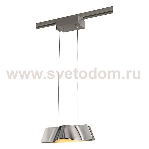SLV 144006 WAVE PENDANT Pendelleuchte, alu brushed, 9W LED, 3000K, inkl. 1P.-Adapter