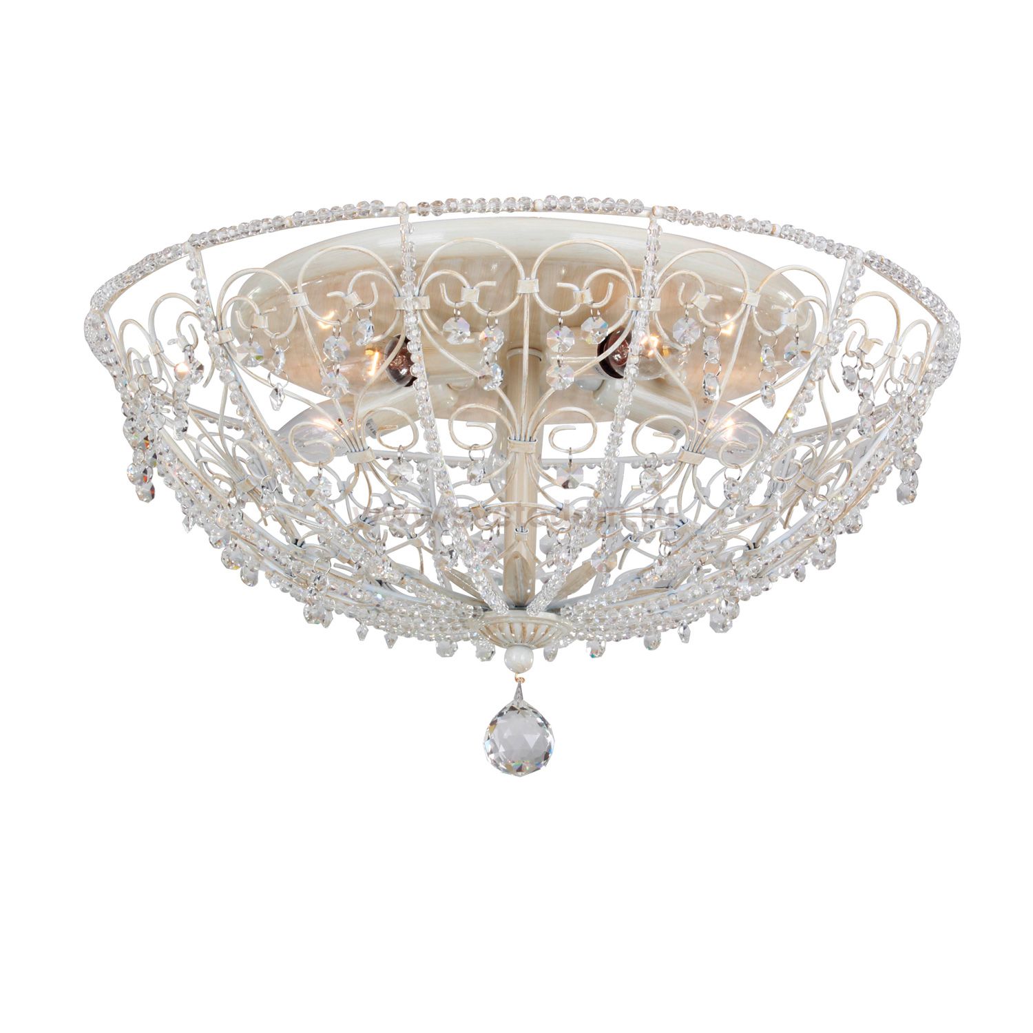 Люстра белая с хрусталем Favourite 1443-5C