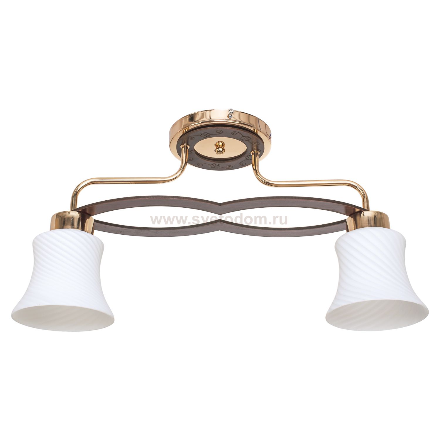 Светильник ЭкономСвет 1448YX/2FGD+BR WT