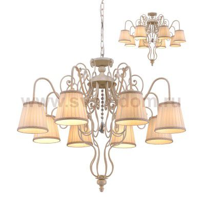 Люстра 2в1, потолочный/подвесной Favourite 1452-8PC Campanules