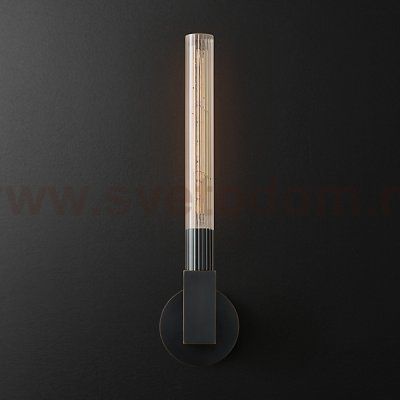 Бра RH CANNELLE wall lamp SINGLE Sconces Black ImperiumLoft 147229-22