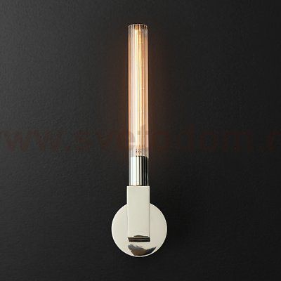 Бра RH CANNELLE wall lamp SINGLE Sconces Chrome ImperiumLoft 147230-22
