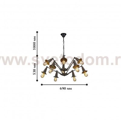 Люстра Favourite 1476-12P Spider