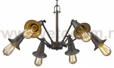 Люстра паук лофт Favourite 1476-6P