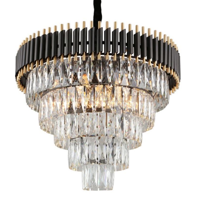 Подвесная люстра Empire Black Chandelier Crystal D 66 ImperiumLoft 147701-22