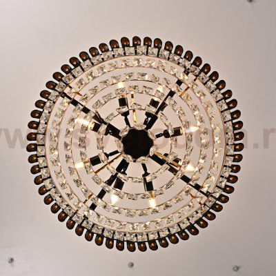 Подвесная люстра Empire Black Chandelier Crystal D 66 ImperiumLoft 147701-22