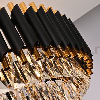 Подвесная люстра Empire Black Chandelier Crystal D 66 ImperiumLoft 147701-22
