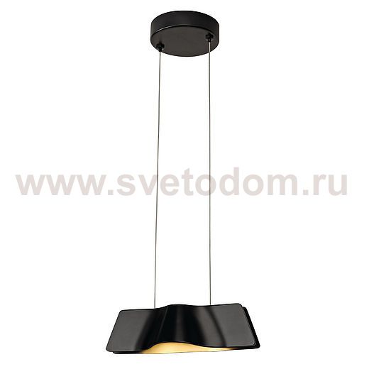 SLV 147830 WAVE PENDANT Pendelleuchte, schwarz, 9W LED, 3000K, inkl. Rosette