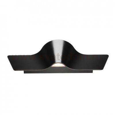 SLV 147840 WAVE WALL Wandleuchte, schwarz,2x9W LED, 3000K