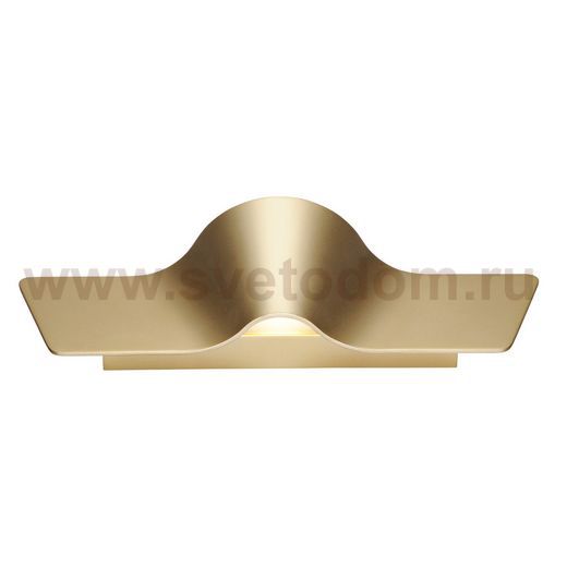 SLV 147843 WAVE WALL Wandleuchte, messing, soft geb?rstet, 2x9W LED, 3000K