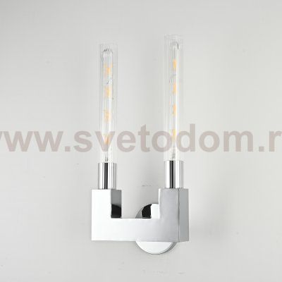 Бра RH CANNELLE wall lamp DOUBLE Sconces Chrome ImperiumLoft 147875-22