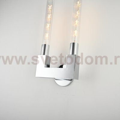 Бра RH CANNELLE wall lamp DOUBLE Sconces Chrome ImperiumLoft 147875-22