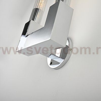 Бра RH CANNELLE wall lamp DOUBLE Sconces Chrome ImperiumLoft 147875-22