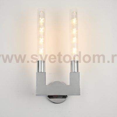 Бра RH CANNELLE wall lamp DOUBLE Sconces Chrome ImperiumLoft 147875-22
