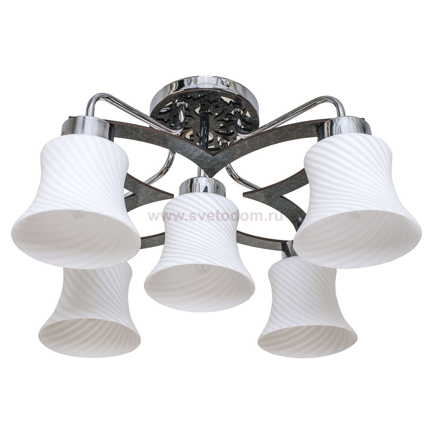 Потолочный светильник Экономсвет 1478YX/4+1CR WT