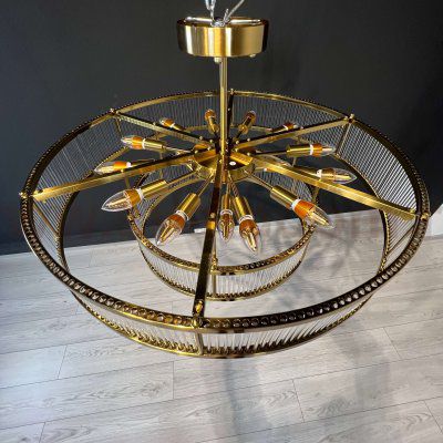 Люстра На Штанге Rh Marais Round Chandelier D80 By Imperiumloft