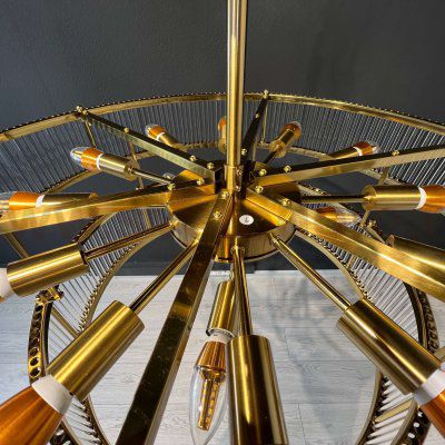 Люстра На Штанге Rh Marais Round Chandelier D80 By Imperiumloft