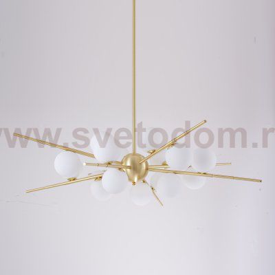 Люстра Cherry Bomb 16 balls Gold ImperiumLoft 148018-22