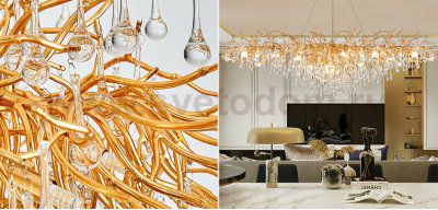 Люстра Droplet Chandelier oval L160 ImperiumLoft 148055-22
