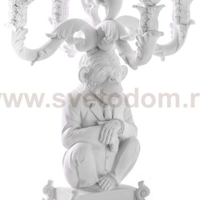 Канделябр Burlesque Chimp White