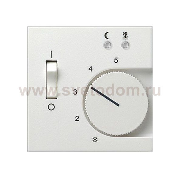 Gira S-55 Бел Накладка регулятора теплого пола (G149427)