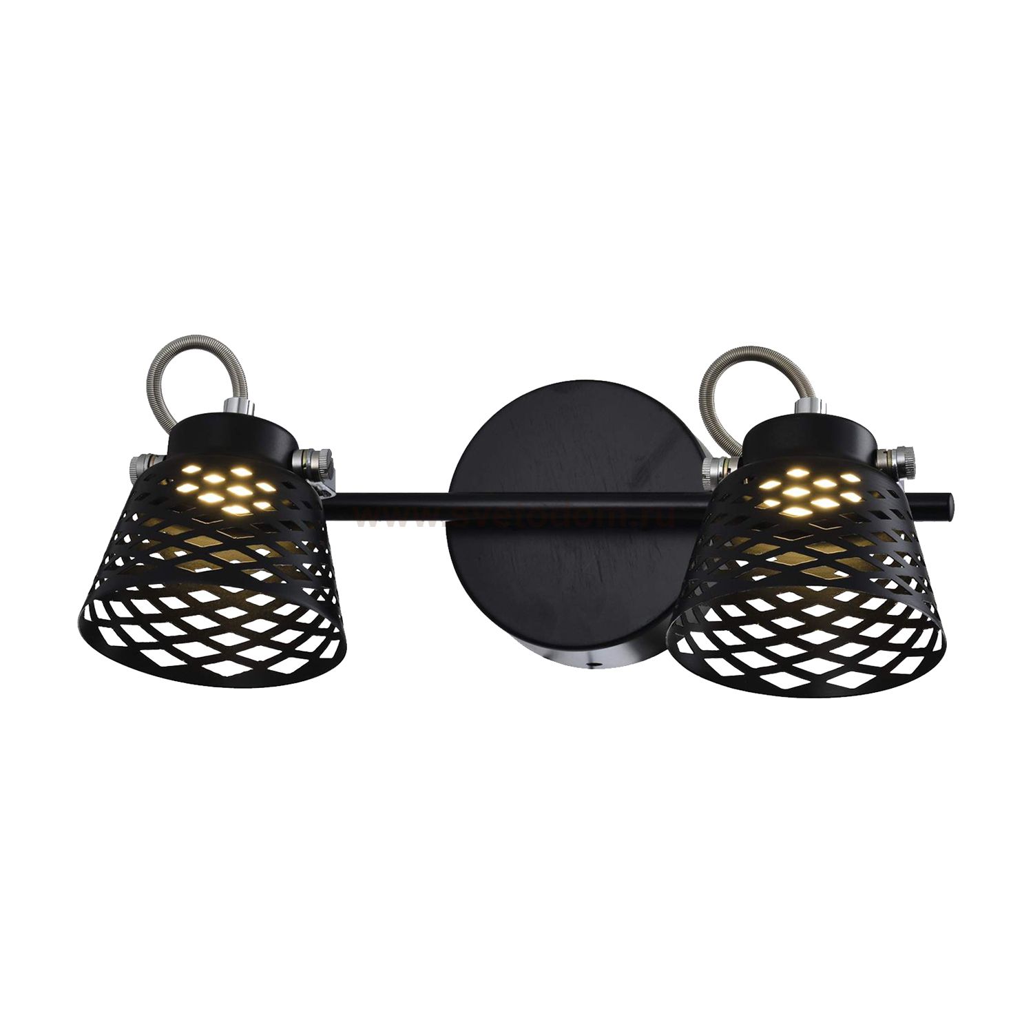 Спотовый светильник 14961/2wBK BK ЭкономСвет