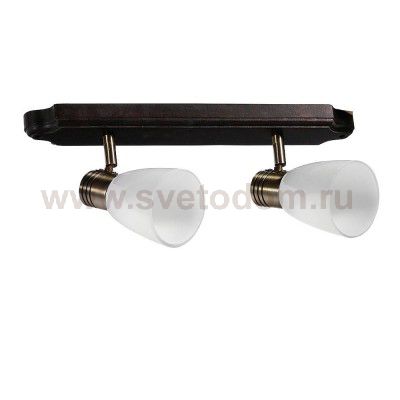 Спот АНРИ 2хЕ14х60Вт венге 150-41-12/2