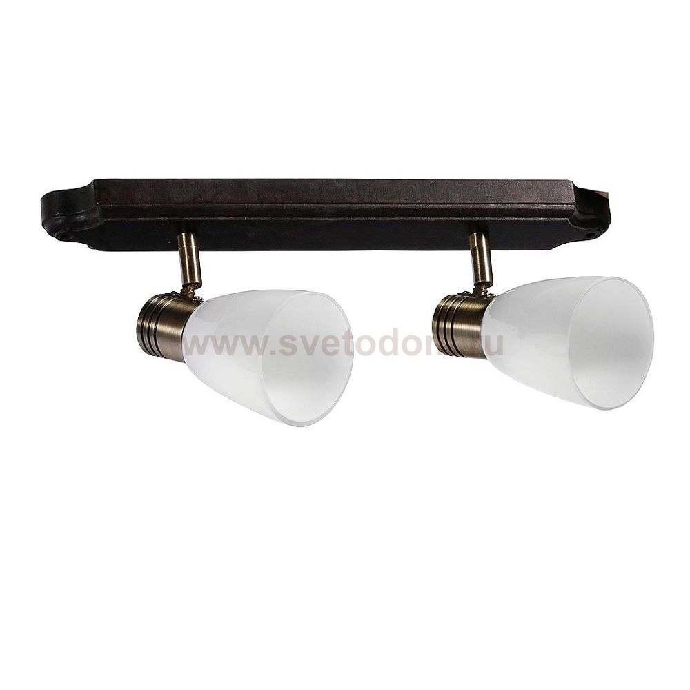 Спот АНРИ 2хЕ14х60Вт венге 150-41-12/2