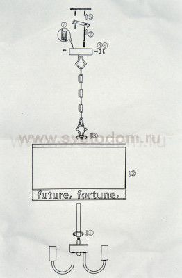 Люстра Favourite 1501-4P