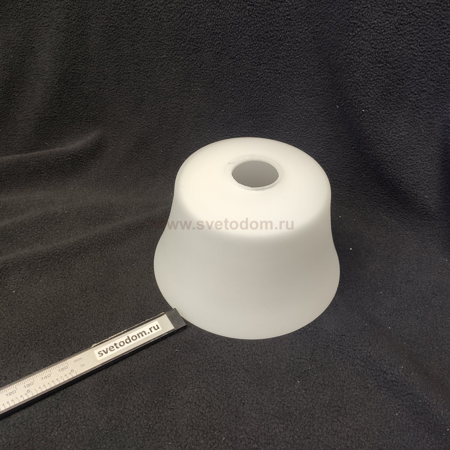 Плафон стекло белое матовое 140*95мм E14 (30мм посадка) CL110 Стелла