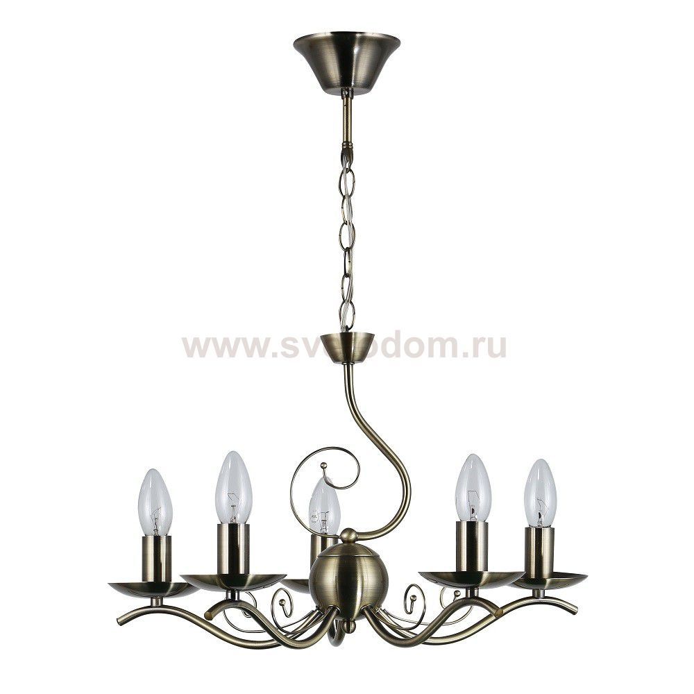 Люстра классическая 15022/5AB+CL ЭкономСвет