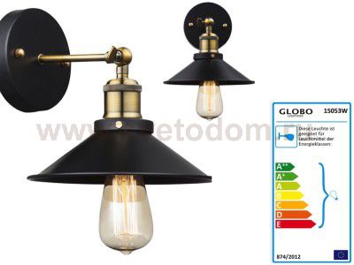 Светильник настенный бра Globo 15053w LENIUS