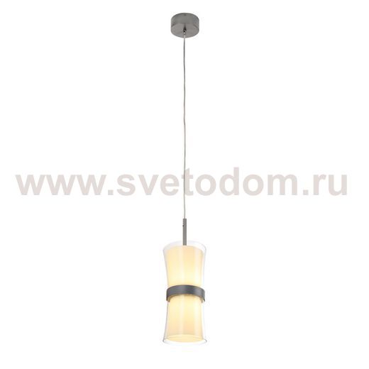 SLV 150664 DELWA GLASS 1x Pendelleuchte, LED, mausgrau