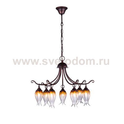 Люстра подвесная Favourite 1508-7P Tulpen