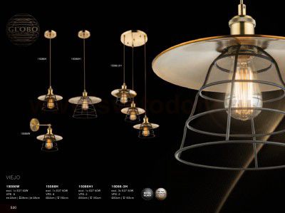 Светильник подвесной лофт Globo 15086h1