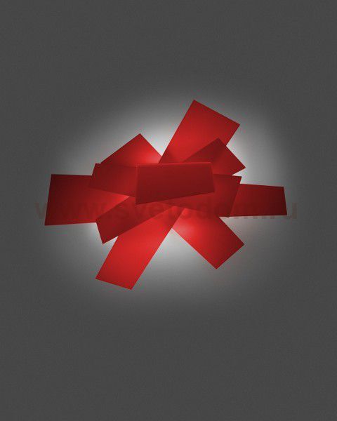 Потолочный светильник Foscarini BIG BANG красный